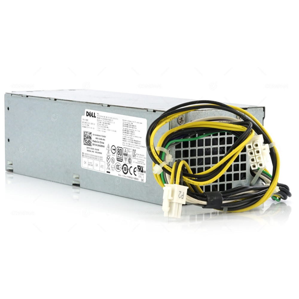 HGRMH DELL 180W POWER SUPPLY FOR OPTIPLEX 3040, 5040, 7040 0HGRMH, L180EPS-00, PS-3181-1DA